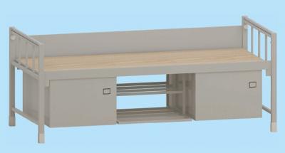 單人床（鋼塑制式營具）